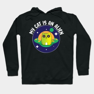 My Cat Is An Alien Description Hoodie